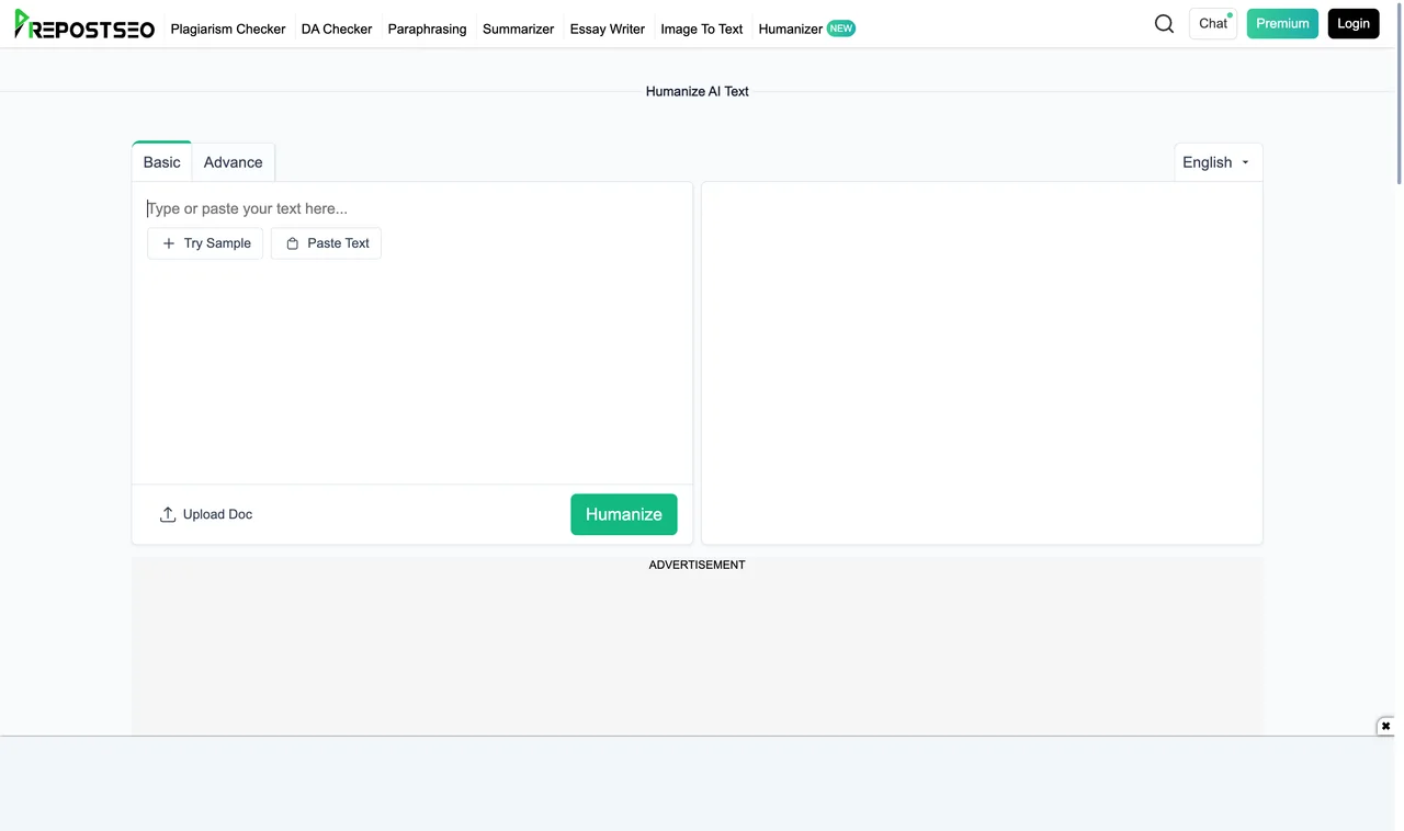 Prepostseo website screenshot